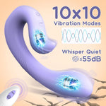 Wearable Remote Vibrator – Dual Motor for G-Spot & Clitoral Stimulation, Quiet & Powerful