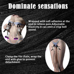 Adjustable Non-Piercing Metal Nipple Clamps – Decorative BDSM Clips for Couples   2/2