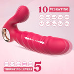 Dual-Action G-Spot & Clitoral Vibrator – Thrusting Dildo with 10 Vibe & 5 Speed Modes