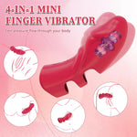 Mini Finger Vibrator – G-Spot & Clitoral Stimulator with 5 Modes, Quiet & Discreet