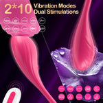 Remote Control G-Spot & Clitoral Vibrator – 10 Modes, APP-Controlled Couples Toy