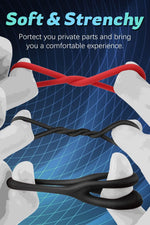 Silicone Penis Ring Set with 7 Sizes for Enhanced Erection & Lasting Pleasure