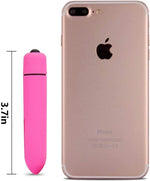 Waterproof Mini Bullet Vibrator – 10-Mode Personal Massager for Clitoral & G-Spot