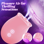 Rose Vibrator with 9 Settings for Women, Clitoral, Nipple & Anal Stimulation