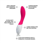 G Spot Vibrator – Curved Design with 6 Intensity Modes for Discreet Pleasure