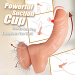 5.2" Realistic Anal Dildo with Suction Cup, G-Spot & Anal Training for Beginners