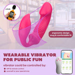 Wearable G-Spot & Clit Vibrator – Dual Stimulation, APP Remote Control Toy