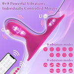 Sit & Ride Vibrator – APP-Controlled Clitoral, G-Spot & Anal Stimulator with 9 Modes
