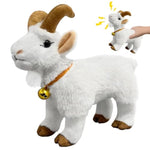 Screaming Goat Toy, Screaming Goat Plush Toy, Makes Fun Screaming Goat Sounds, Features Goat Bell, Fun Gift For Friends And Co-Workers