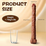 21.2 Inch Extra Long Dildo,Realistic Dildo Huge With Strong Suction Cup,Bbc Dildo For Deepest Sex,Anal Plug Sex Toys For Women Men Gay