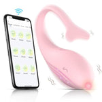 Powerful G Spot Vibrator With Long Distance App Remote Control, Waterproof Rechargerable Adult Sex Toys For Women Couple More Than 9 Vibrations, Cute Fun Female Toy Wearable, Pink
