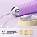 Viboators Toys, Vibrateirs For Women Today Adult Vibrator Wand Sex Toyswith Strong Vibrator With Waterproof & 20 Patterns & 8 Intensity, Wand Massager For Her Pleasure (Lilac)