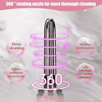 Enemas For Colon Cleanse For Men And Women,Two Douching Modes Electric Rotating Nozzle Anal Cleaner,Pressure Spray Shower Douche Nozzle For Women,Men