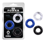 Marcopolo Power Beaded Cock Rings In 3 Sizes - Smooth Stretchy - Great Fit - Enhanced Stamina - Male Enhancement Sex Toy For Men & Couples - 100% Phthalate Free - Assorted 3 Pack