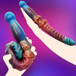 Large Real Dildo Liquid Silicone Double Ended Dildo & 9.64 Inch G-Spot Stimulation Dildos Tpe Cucumber Dildo With Textured Pellets