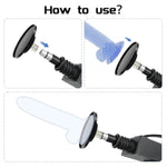 Sex Machine Attachment 3.9" Suctiong Cup Adapter With 3 Xlr Connector For Sex Machines, Universal Dildo Holder For Suction Cup Dildotoys (3.85" 3Xlr Connector)