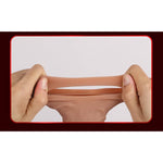 New Soft Texture Sleeve Extender Sheath For Men Male Enhancement Extension Sleeve-1511 (Flesh-Colored/R)