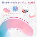 Strap On Dildo Harness Adult Sex Toys For Women And Men, Adjustable Leather Strapon Harness With 7.1" Gradient Color Silicone Anal Dildo, Detachable Suction Cup Penis For Lesbian Gay Couples Pegging