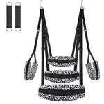 Leopard Print Sex Swing, Sex Swings With Hanging Straps Widened Thick Cushion For Effortless Installation, Adjustable Straps Bdsm Sex Sling, Ideal Adult Toys For Couples