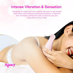 Nancy Uno Personal Massager | Soft & Gentle Sex Toy | 5 Preset Intensities Stress Relief Targeted Stimulation | Waterproof | Magnetic Charger | 120-Minute Play Time | Adult Toy for Couples