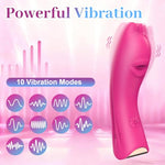 Newly Sex Toy Electric Silicone Finger Dildo Viboators Sleeves Finger Massage, 10 Vibrations, Women Viboators Toy Viboatorr Waterproof Rechargeable Gifts G-Spot Nipple Butterfly Vibrators (Red)