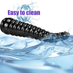 Huge Anal Dildo Adult Sex Toys, Anal Plug Trainer G-Spot, Anal Toys With Strong Suction Cup, Soft Flexible Dildo Adult Sex Toy Games For Men Women Couples Black
