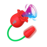 Rose 2-In-1 Suction & Thrusting Vibrating Sex Toy For Women | 10 Suction & 10 Vibration Modes | Waterproof, Whisper-Quiet, Rechargeable Clitoral Stimulator For Adults