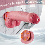 7.7" Feels Like Dual Density Silicone Beginner Uncut Dildo 1.7" Diameter