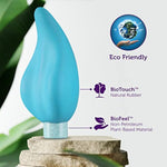 Blush Adult Sex Toys - Gaia Eco Caress Plant Based Powerful Mini 3.75" Wearable Panty Vibrator For Vaginal & Anal Stimulation - Personal Massager For Clitoral Nipple Play - Women Couples Pleasure Toy