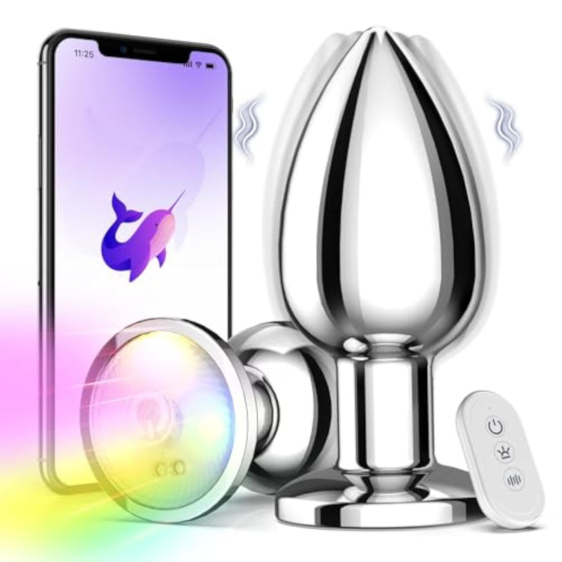 Prostate Massager Sex Toys For Men Large Butt Plug, Prostate Vibrator With App Remote Control 10 Vibrating, Prostate Toys Mens Sex Toys Prostate Massage Male Sex Toys Prostate Toy?Large Size?