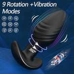 Vibrating Butt Plug For Adult, 360° Rotation & 9 Vibration Modes, App Control Anal Plug, Swirling Prostate Massager For P-Spot Stimulation, Waterproof Adult Sex Toy For Man