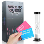 ATG Wrong Guesses Music Card Game - Guess The Song or Artist | 500 Absurd Song Cards for Family Party, Karaoke Night | Fun Teen & Adult Music Games for Groups