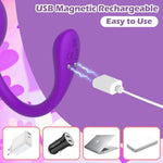 Remote Control Vibrator, Adult Sex Toys For Women, Female G Spot Vibrator With 9 Vibrations, Waterproof Soft Silicone Personal Massager For Woman & Couples Pleasure, Usb Charging (Purple)