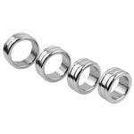 Male Stainless Steel Penis Delay Metal Pendant Adult Exercise Weight Binding Slot Plate Finger Rooster Ring