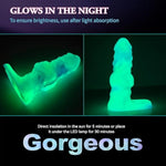 Luminous Dog Penis Sleeve For Men, 7Inch Fantasy Silicone Monster Cock Enlargement Dildo Grith Extender With Penis Ring Ejaculation Delay For Couples