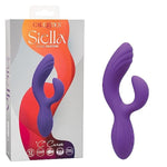 Stella Liquid Silicone C Curve G Spot Rabbit Vibrator, Mini Vibrating Massager For Women - Se-4368-45-3