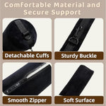 Sex Pillow Spreader Bar Bdsm Bondage Furniture Sex Toys With Handcuffs Ankle Cuffs Foam Cushion For Round Cylinder Pillow Adult Toys For Couples Women