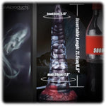 Squirting Dragon Dildo With Cumtube, Ejaculating Zoe Mythical Being Fantasy Pleasure Toy, 8.5'' Insertable Silicone Stimulating Dong With Strong Suction