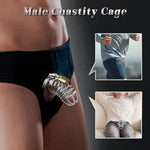 Male Chastity Cage Sex Toys For Men, Large Chastity Device With 3 Sizes Rings And Elastic Auxiliary Belt For Men Penis Exercise, Cock Cage Bondage Gear Accessories Adult Toy For Couple