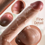 Realistic Huge Dildo Sex Toy - 11 Inch Long Dildo Penis - Soft Thick Realistic Dildo Feel Like Skin - G Spot Realistic Giant Dildo With Powerful Suction Cup For Men Women