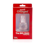 Clear Rechargeable Vibrating Cock Ring for Couples - Stretchy Silicone Penis Ring with 3 Speeds and 60 Minute Runtime