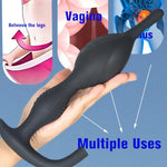Inflatable Anal Plug Silicone Buttplug Adjustable Anal Pump