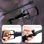 Penis Pump Kit Negative Pressure Unit Manual Tie Rods, Connecting Tubes, Manual Penis Pump Tie Rods With Air Valve Switch,Manual Male Enlargement Extension Pump Kit (1 Tie Rod + 1 Connection Tube)