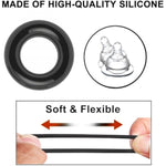 Penis Cock Rings Set Silicone Penis Rings Male Dildo Stretchy Adult Sex Toys Reusable Cock Sexual Stimulation Ring For Men Women Couples Pleasure (Multi-Coloured)