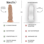My First Willy Realistic Dildo, Adult Sex Toys For Beginners Or Anal, Soft Small Slim Real Feel Penis With Suction Cup Base, For Women, Men, & Couples, G Spot, 4.5 In, Flesh