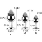 Anal Plug With Sexy Tail For Cosplay, Adult Sex Toys Of Stainless Steel Anal Plug (Purple, Small)
