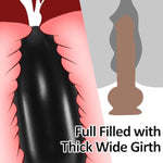Smooth 7.87'' Huge Big 2.75'' Thick Wide Girth Butt Plug Anal Dildo With Powerful Suction Base Bomb-Shaped Anus Dilator Opening Trainer Stretcher Prostate Stimulation Adult Sex Toys For Women Men