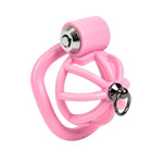 Male Chastity Cage Device With Detachable 4 Feet Metal Leash - Adjustable Abs Cock Penis Lock For Men With Secure Rings And Leash, Lightweight Male Chastity Device For Bdsm, Fetish