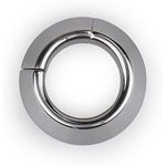 Male Penis Cock Ring Smooth Arc Ring Delay Ring Stainless Steel Scrotum Ball Stretcher Weights Pleasure Enhancing Sex Toys