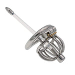 Sex Toys Chastity Cage Chastity Lock Stainless Steel With Removable Urethral Tube Male Metal Beginner Device Penis Ring Prevent Erection Couple(40Mm)